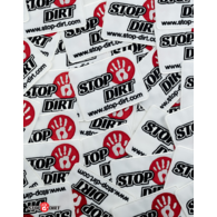 Nášivka STOP-DIRT 100x80